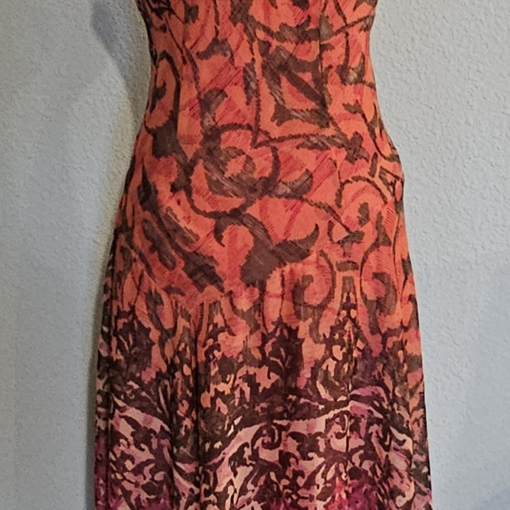 LN Rabbit Rabbit Rabbit Designs Multi Pink Sleeveless Dress. Size 8. - Picture 4 of 10